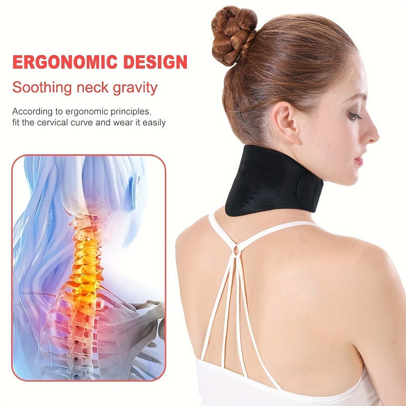 Collarín Cervical Ajustable Soporte Cuello Moda Trabajo - Temu