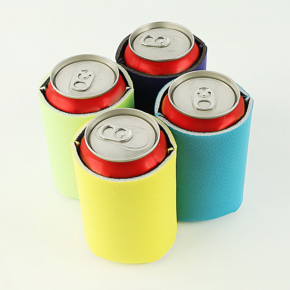 Beer Can Cooler Blank Neoprene Can Sleeves Collapsible Foldable Insulated  Drink Cooler Holders For Beer Water Bottles - Temu