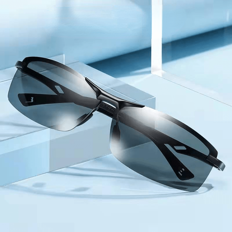 Lentes Polarizados De Aluminio Aoron Para Hombre Con Estuche