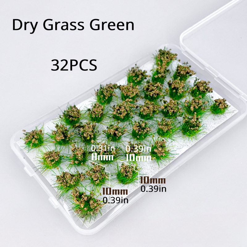 3-8mm Model Static Grass Flock Powder Foliage For Railway Artificial Mini  Terrain Lawn Landscape Scenery Diorama Accessories