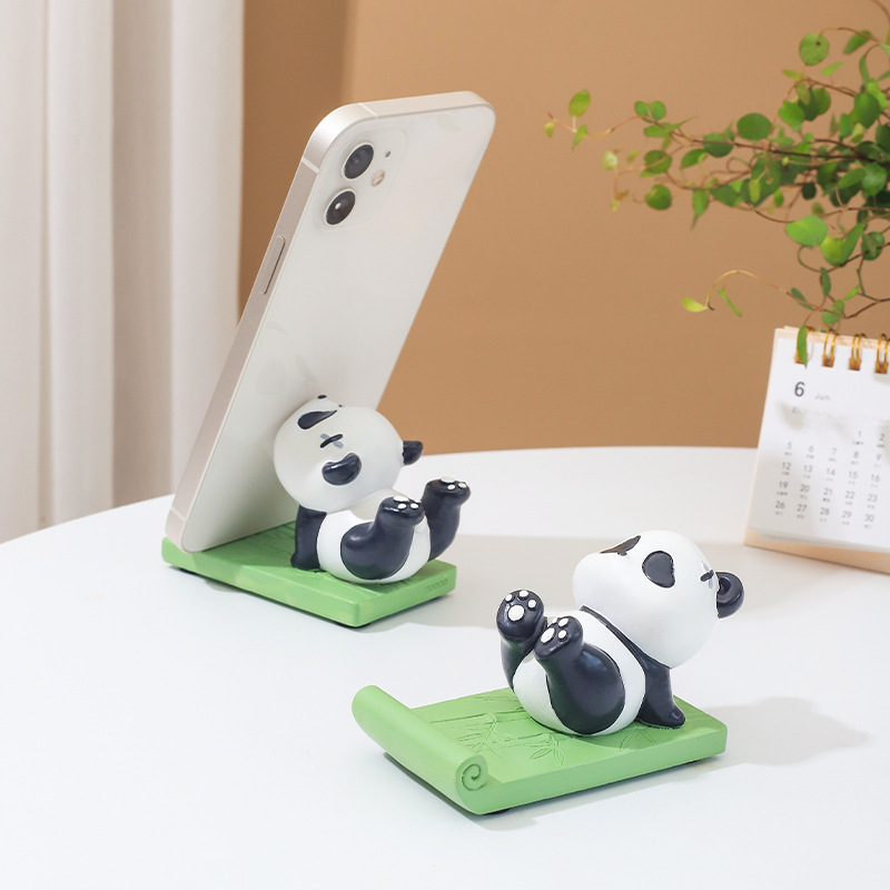TINKSKY Phone Holder Stand Panda Mobile Tablet Cell Desktop Animal
