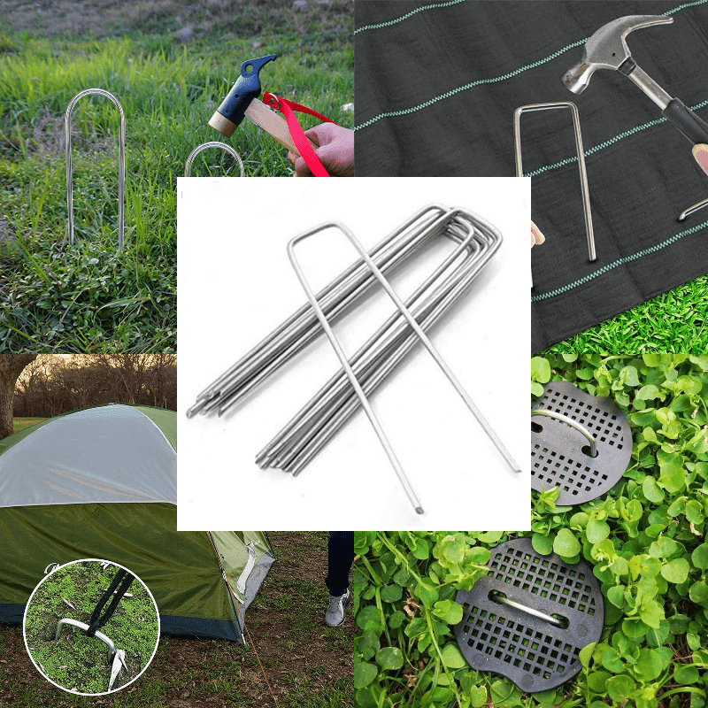 Metal Pins Staples U Pins Anchor Artificial Fake Grass Galvanised Pegs