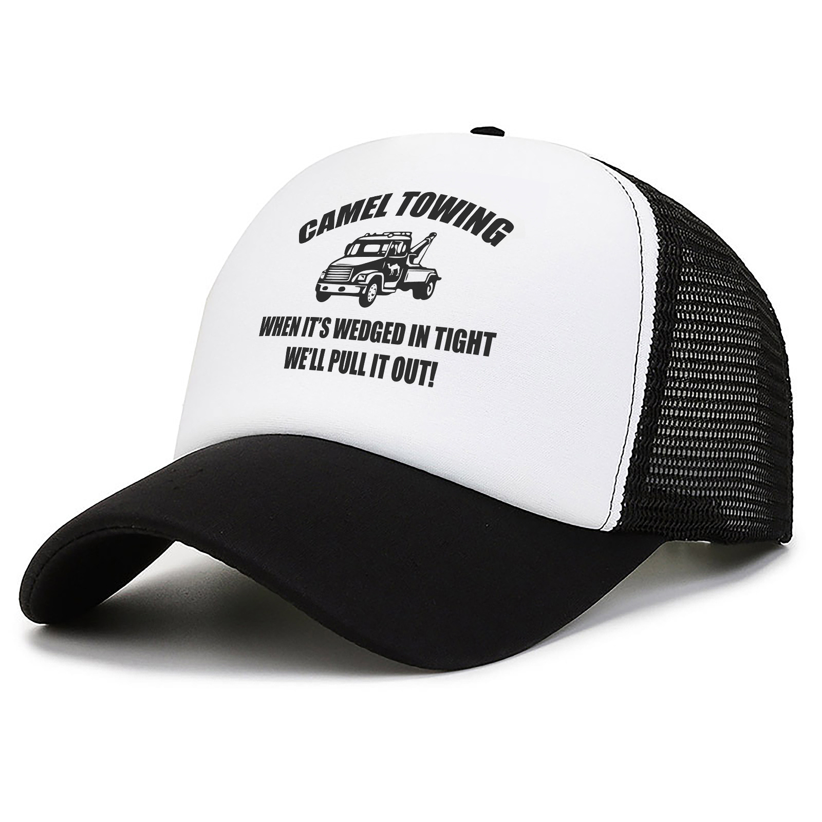 Funny Trucker Hat, Letter Print Sunshade Casual Dad Hat For Adult,  Adjustable Hip Hops Sports Baseball Cap For Fishing & Outdoor Sports,  Fashion Summe