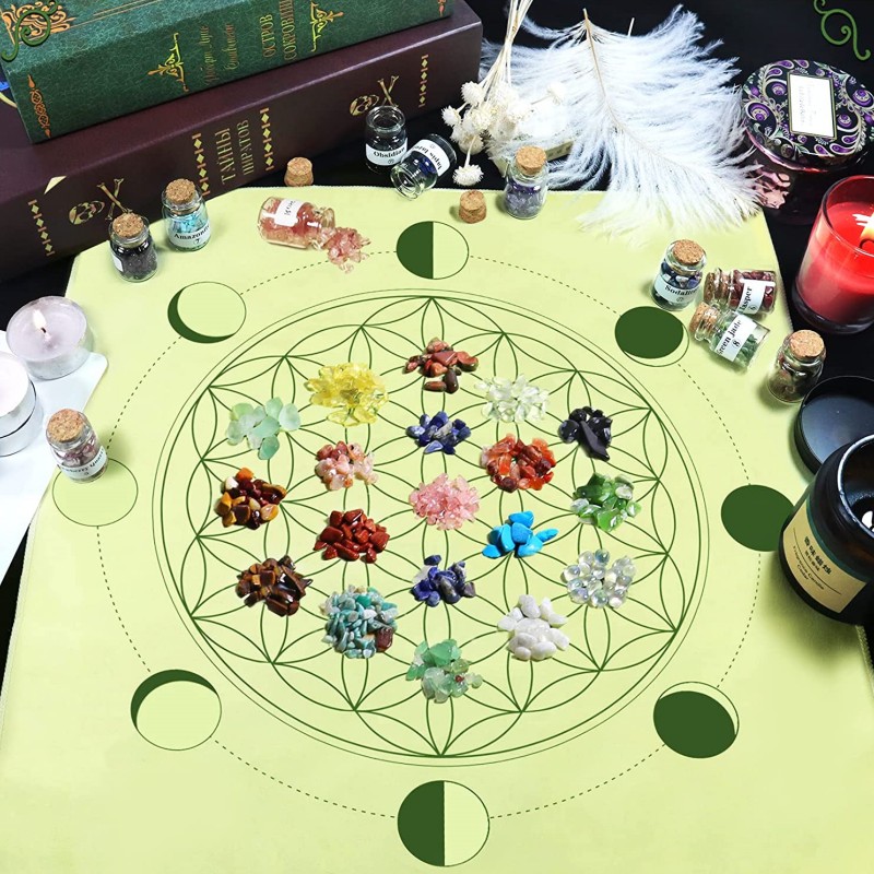 Gemstone Wishing Jars Reiki Chips Witchcraft Therapy Crushed - Temu