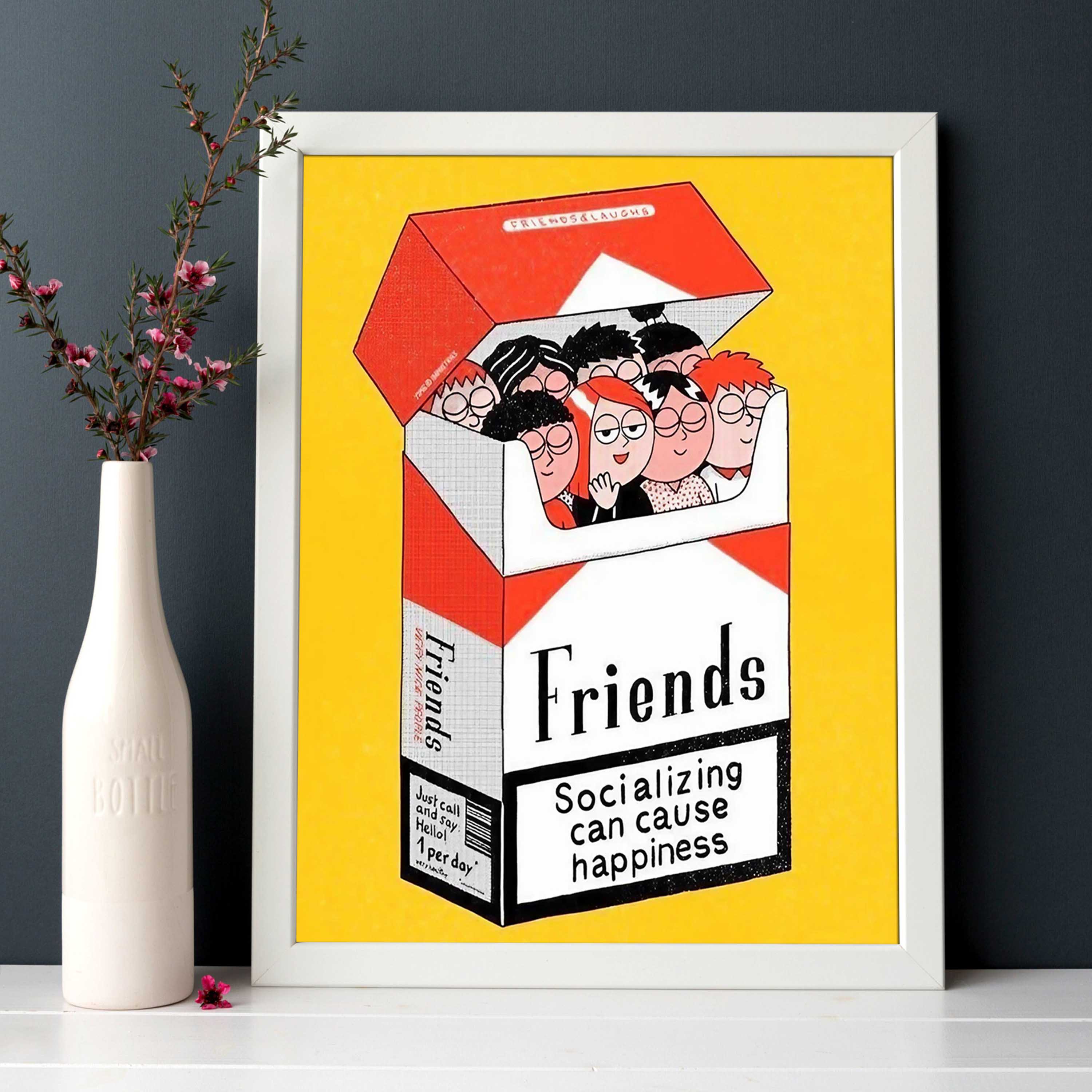 Affiche et imprimés de série télévisée Friends Central Perk, toile
