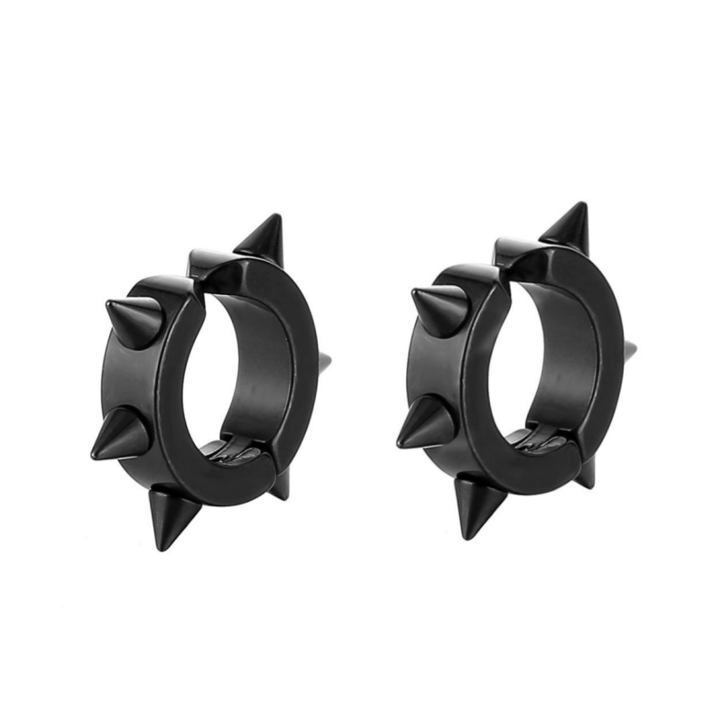 Punk Stainless Steel Clip Earrings For Men Fashion Ear Cuff Hip Hop Jewelry  Accessories - Temu