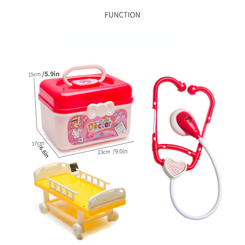 Amosfun Estetoscopio de juguete para niños, estetoscopio de una sola  cabeza, juguete de simulación, estetoscopio de enfermería para niños, juego  de