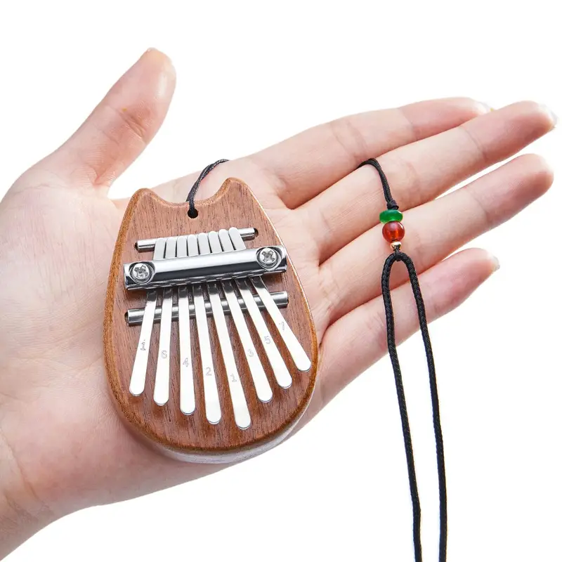 Mini Kalimba 8 Keys Thumb Piano Totoro Style Cute Instrument - Temu