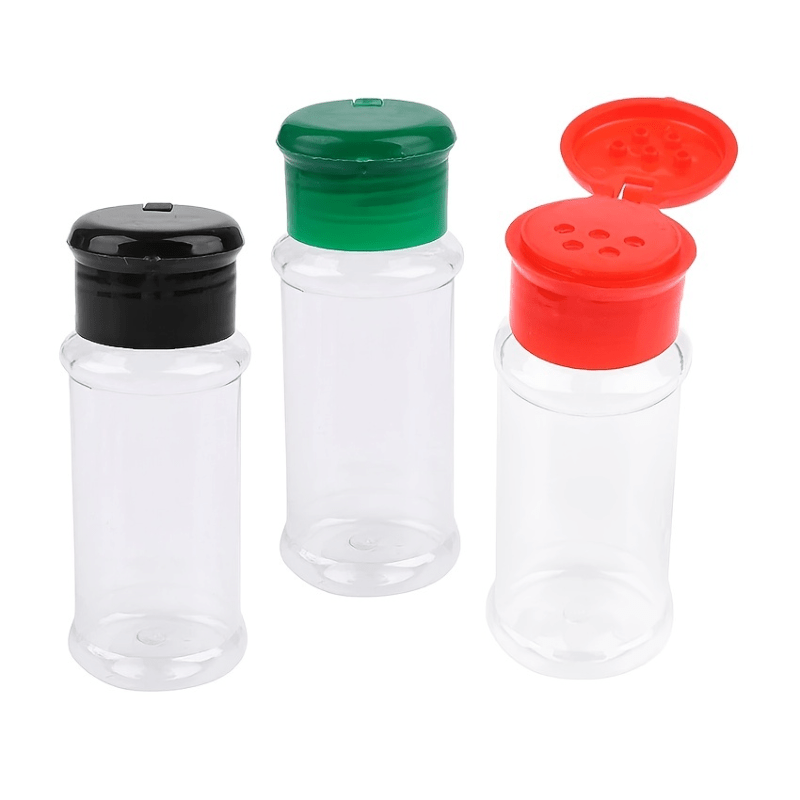  Plastic Spice Bottles with Sifter Lid Set of 12 Pcs 2