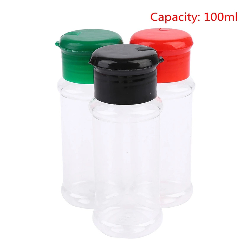 100ml spice bottle containers/plastic spice jars