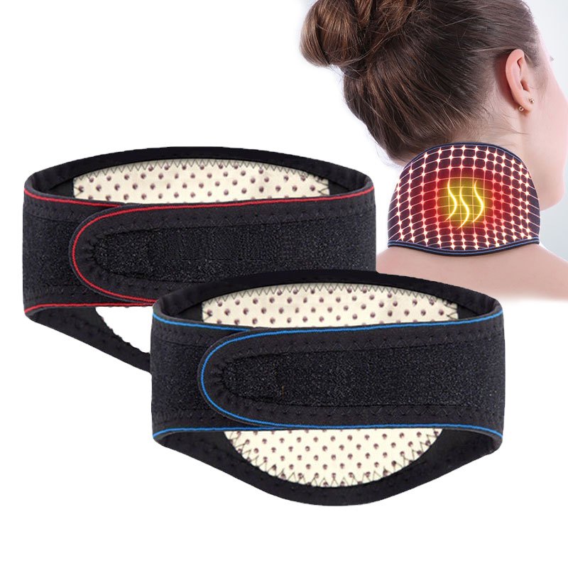 Neck Massagers Neck Strap, Magnetic Therapy Neck Belt, Tourmaline Self  Heating Magnetic Therapy Neck Wrap Belt Brace, Cervical Vertebra Protection  - Temu