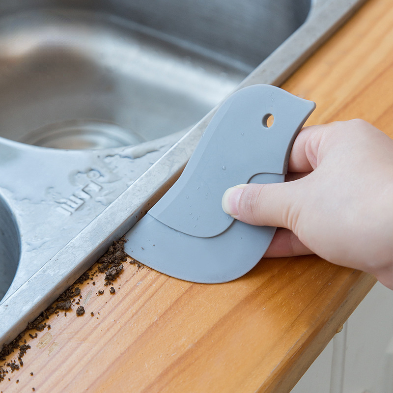 Sink Squeegee Kitchen Cleaning Scraper For Sink And Stove Soft