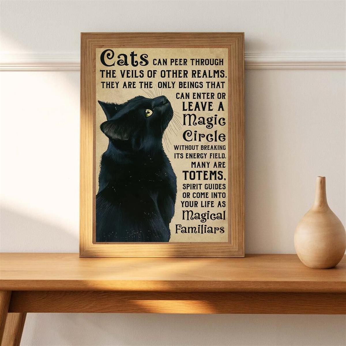 Carissa Luminess 'Black Cat Magic' Canvas Art - On Sale - Bed Bath & Beyond  - 18968631