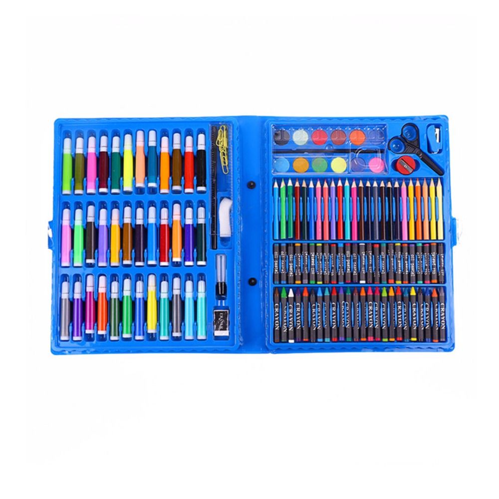 Art Set 150-Piece Variety Drawing Painting Crayons Color Pencils Markers  Great Gift for Children