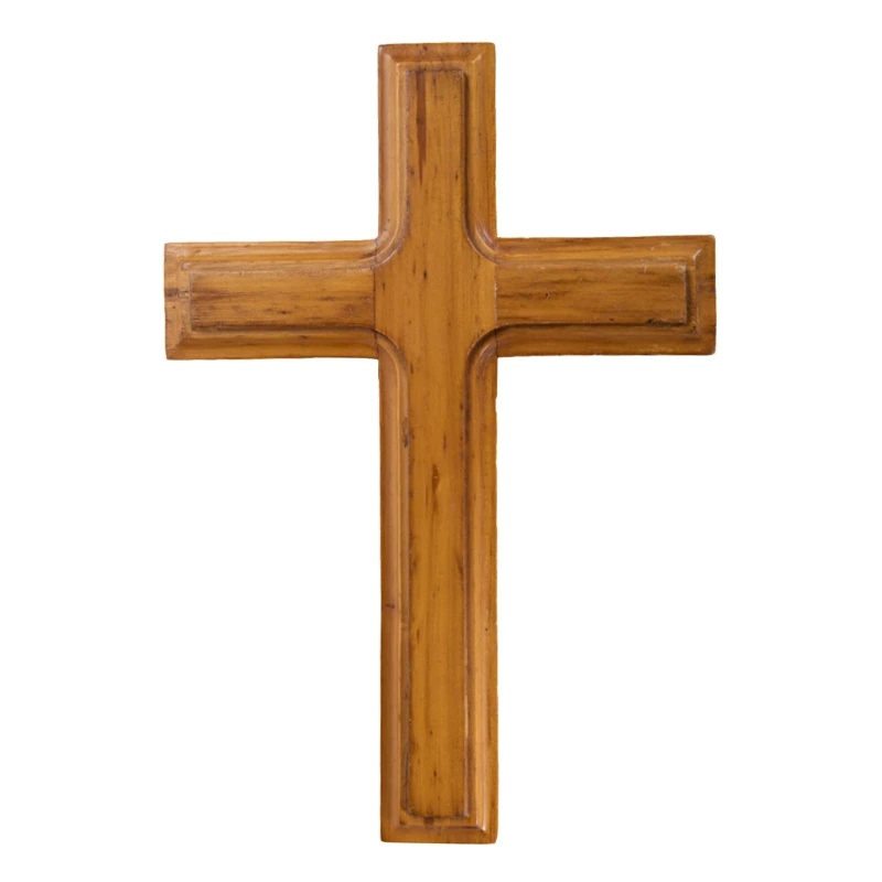 Cruz madera cristo para colgante