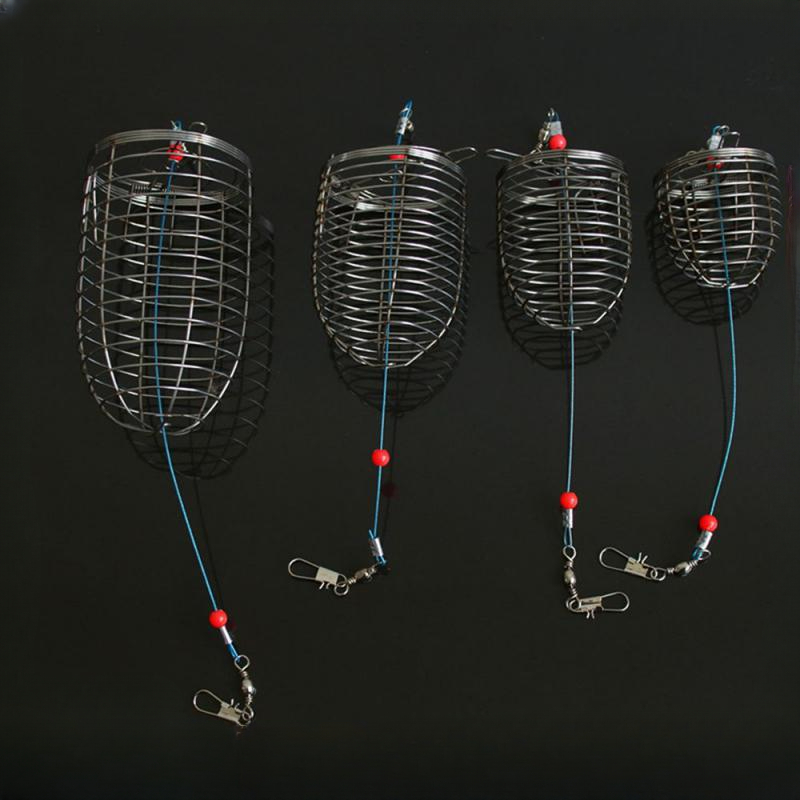 Fishing Bait Cage With Six Sharp Hooks Plastic Carp Bait - Temu United  Kingdom