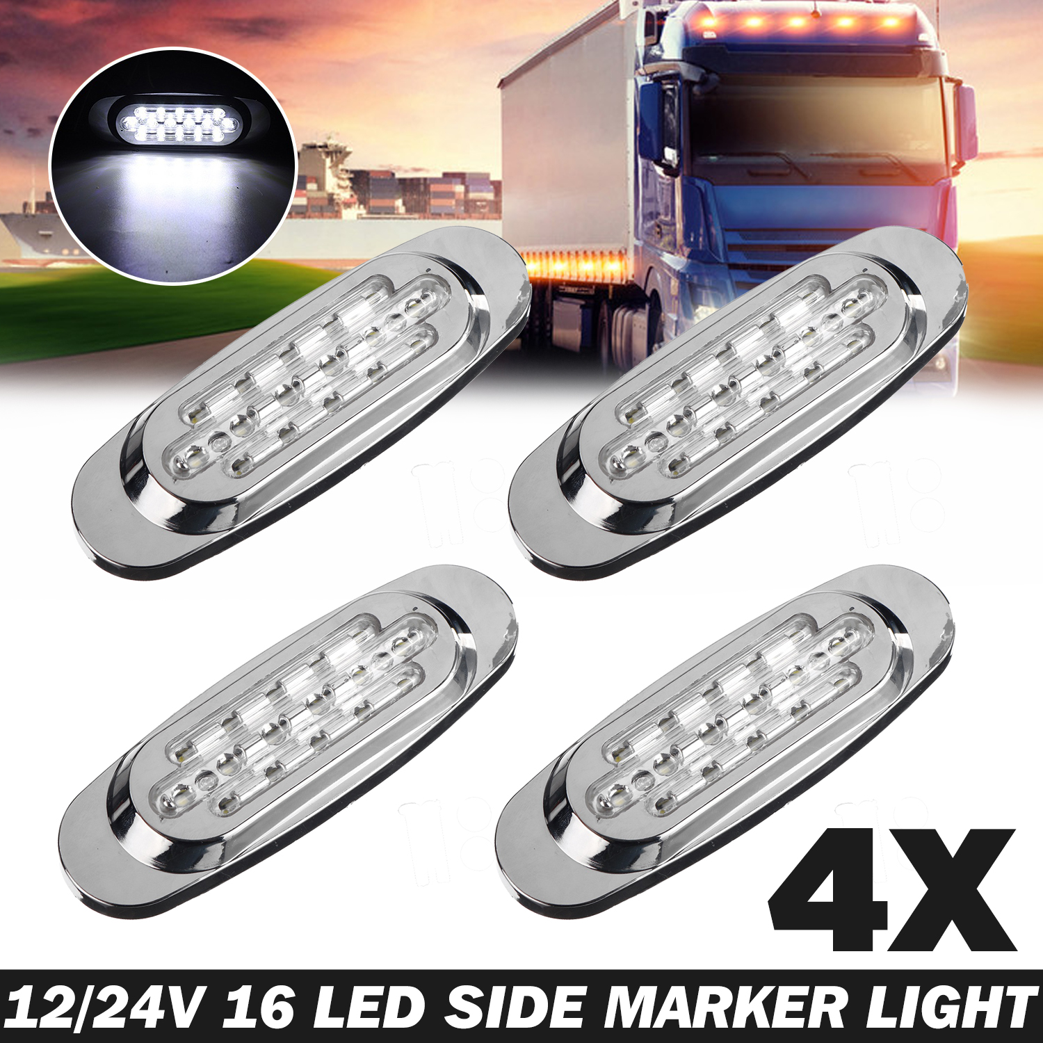 Lampe supérieure Led 24V pour camion, 1 pièce, compatible avec les modèles  af XF106 XF530