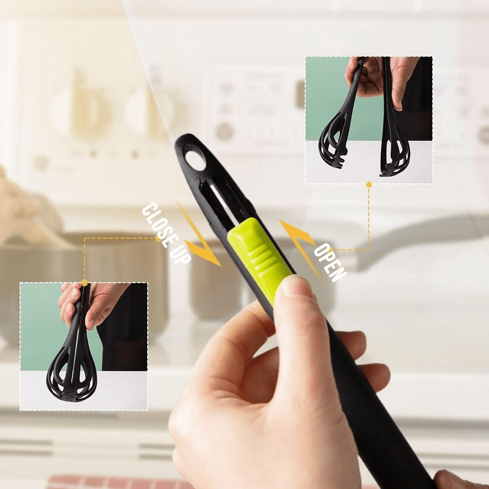 1 Food Clip & Egg Whisk, Multi Function Egg Beater, Bread Tongs, Manual  Blender, Handheld Plastic Bread Tongs, Multifunctional Kitchen Tool For  Salad Mixer Eggs Pasta Food, Kitchen Stuff, Clearance - Temu