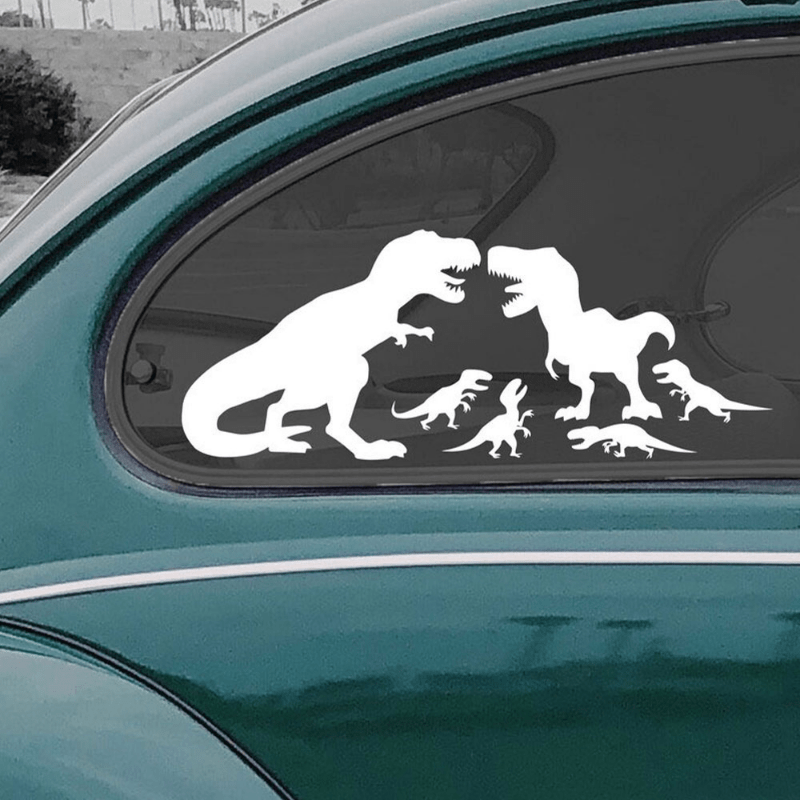 Tyrannosaurus Rex Famiglia Adesivi Auto Decorazione - Temu Italy