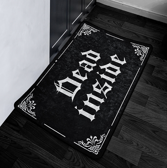 Don't Open Dead Inside Doormat – Halloween Zombie Doormat.