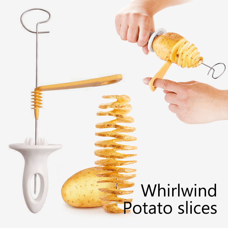Spiral Potato Cutter Twisted Potato Tower Whirlwind - Temu