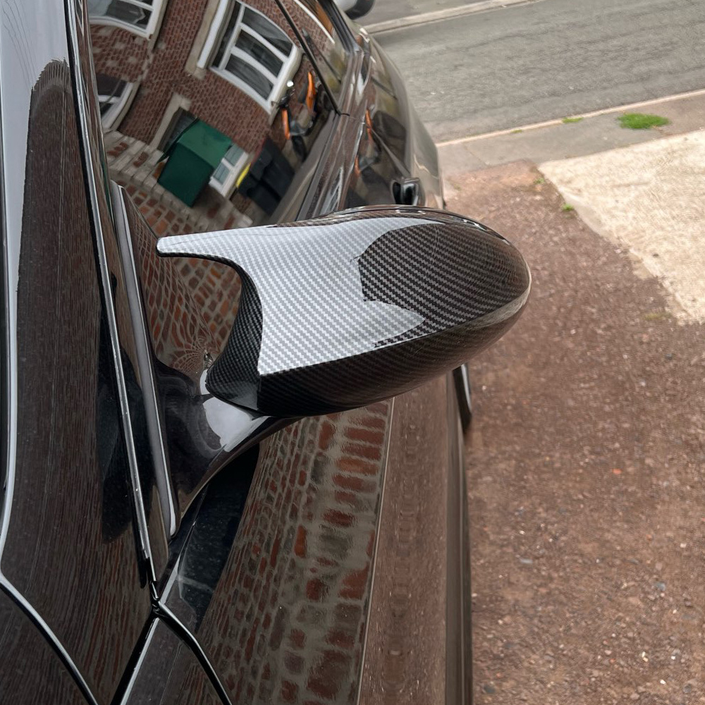 BONRYAN Cache-miroir de remplacement pour BMW Série 3 E90 E91 E92 E93  Compatibilité avec BMW Série 1 E87 E81 E82 E88 Aile latérale du rétroviseur