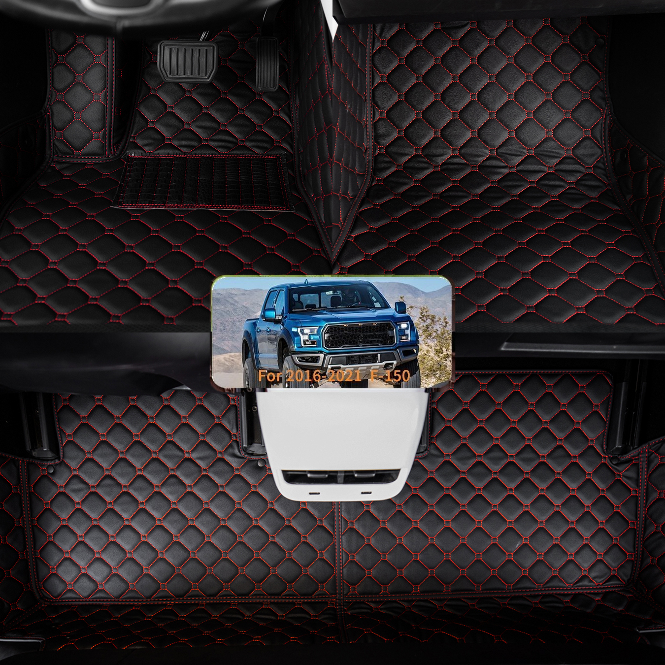 Ford F 150 2016 2021 (cuatro Puertas) Alfombrilla Coche - Temu