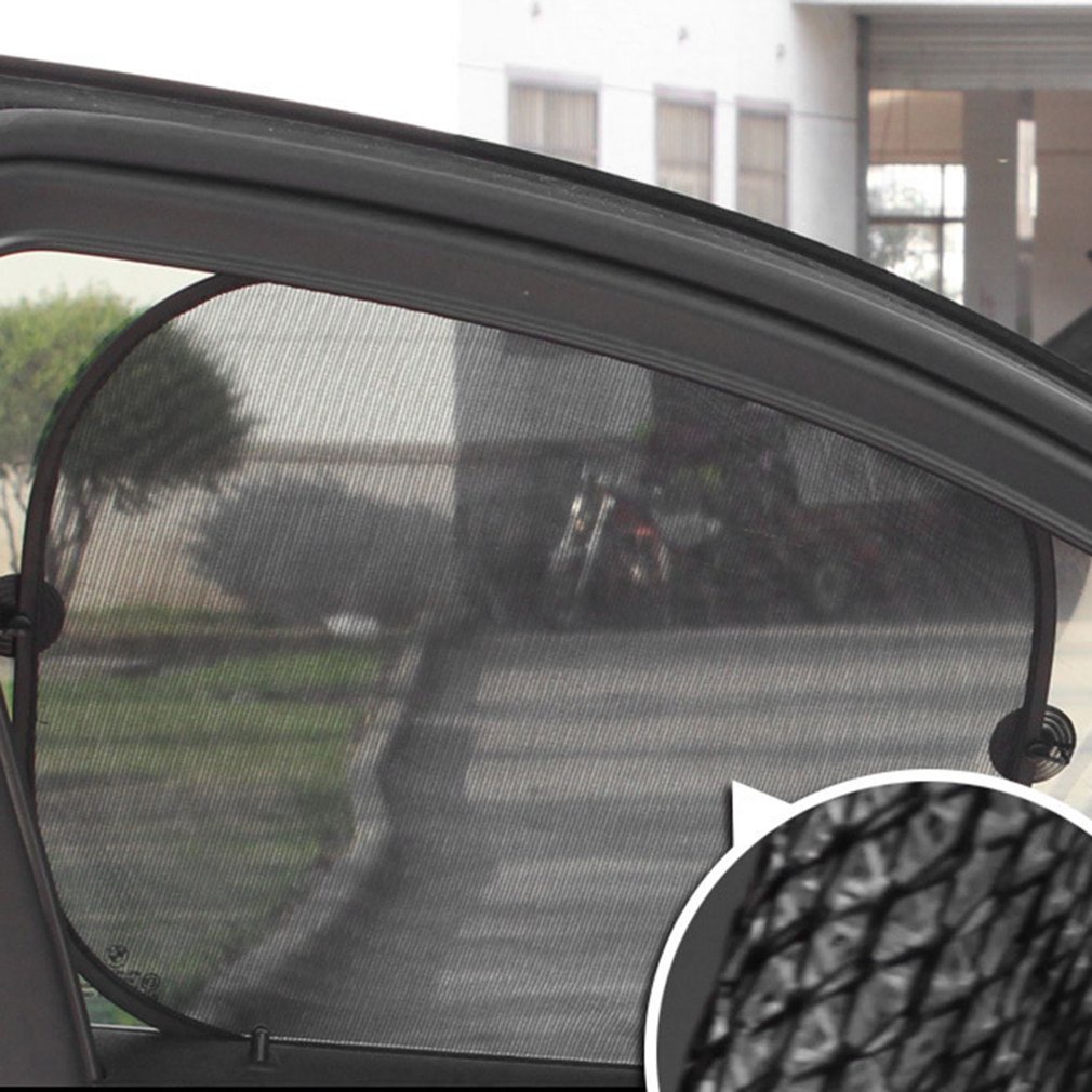 auto rückseite fenster sonne schatten mesh stoff sonnenblende schatten  abdeckung schild uv-schutz schwarz auto sonnenschutz vorhang