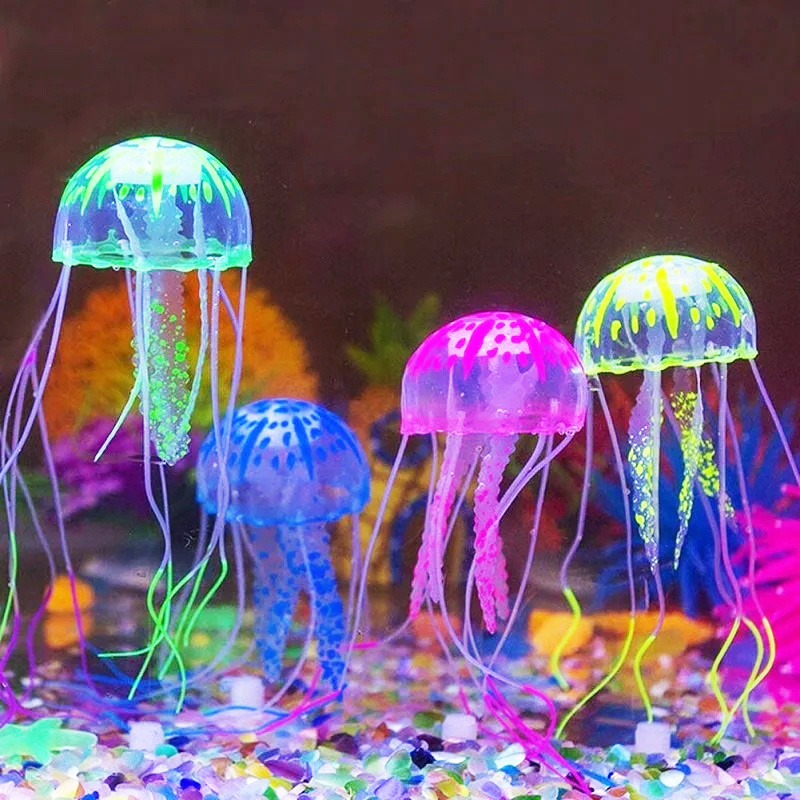 6 Medusas Silicona Brillantes: ¡agregue Toque Mágico Decoración