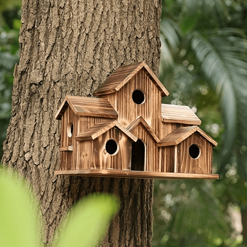 Maison D'oiseau En Bois Pour Animaux De Petite Taille À - Temu Belgium