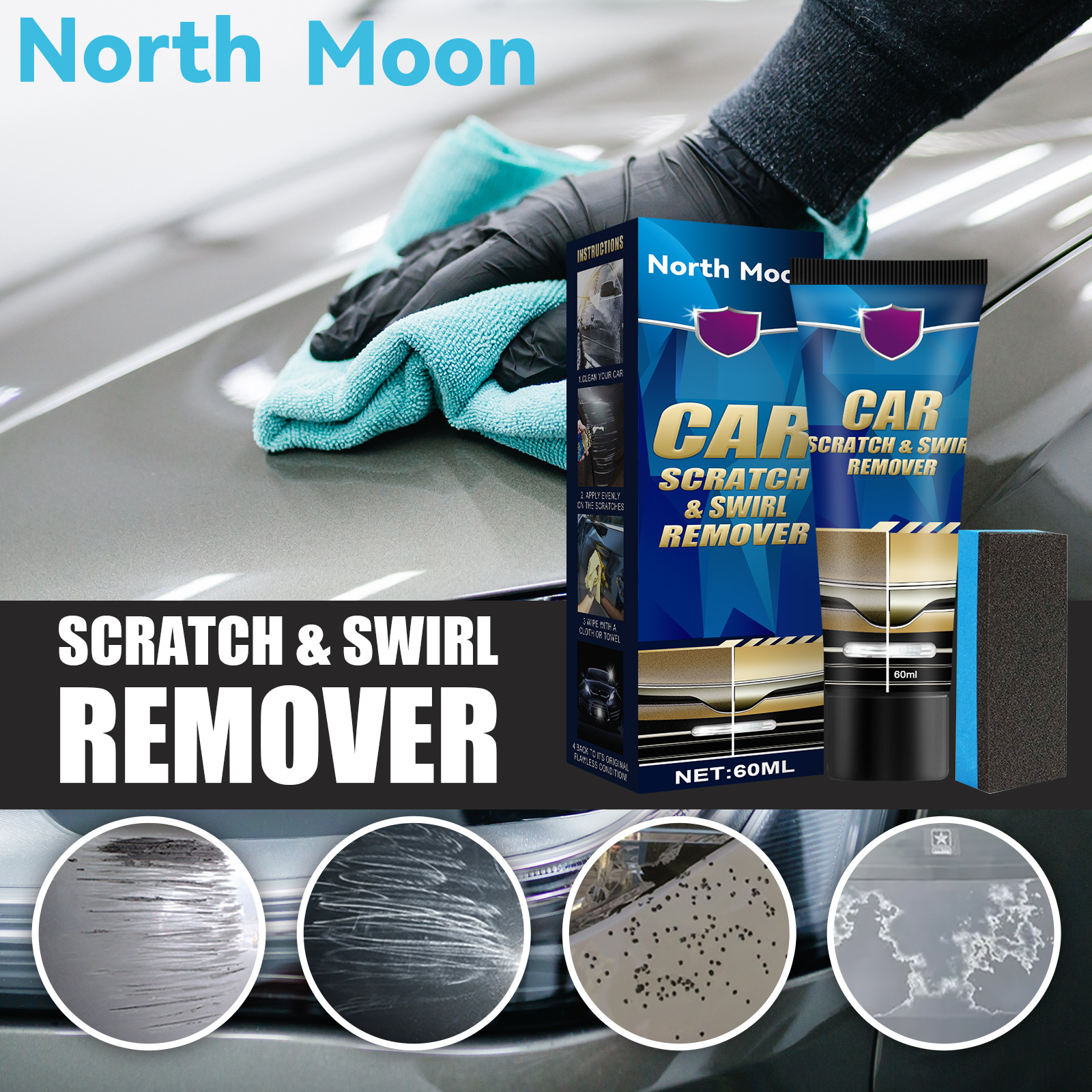 Car Scratch Repair Paste Car Maintenance Refurbishment Paint - Temu