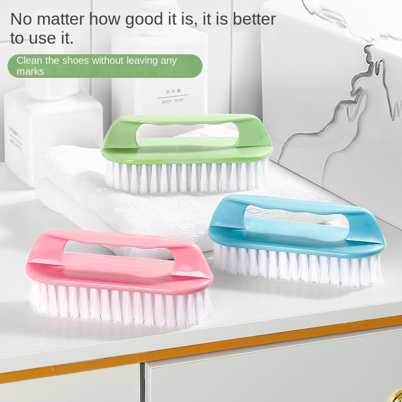 Soft Bristle Laundry Brush Multifunctional Cleaning Brush Household Clothes  Board Brush Soft Shoe Brush