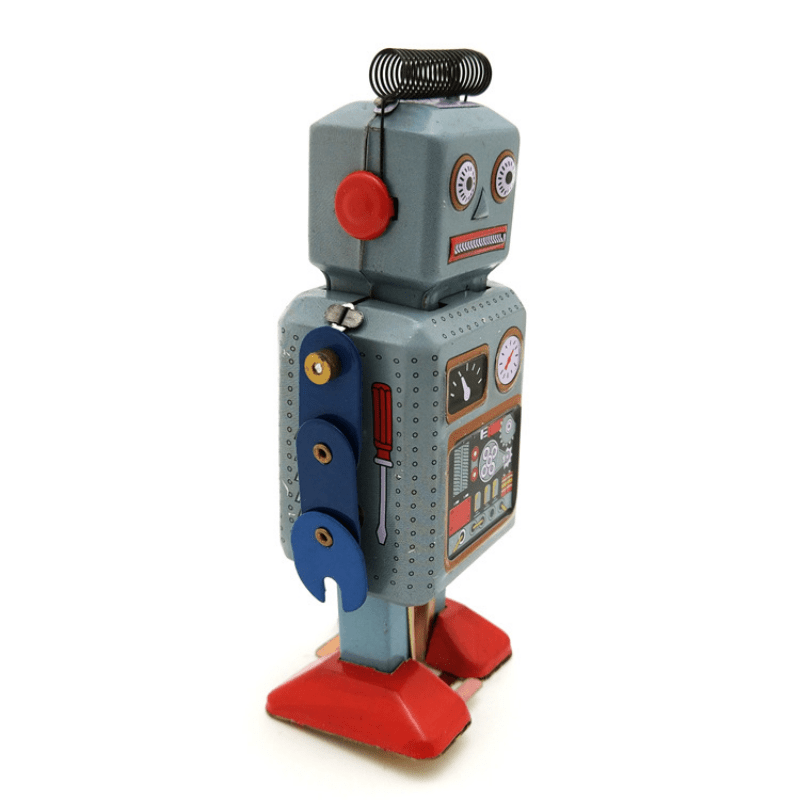 Vintage Tin Robot Toy PNG Images