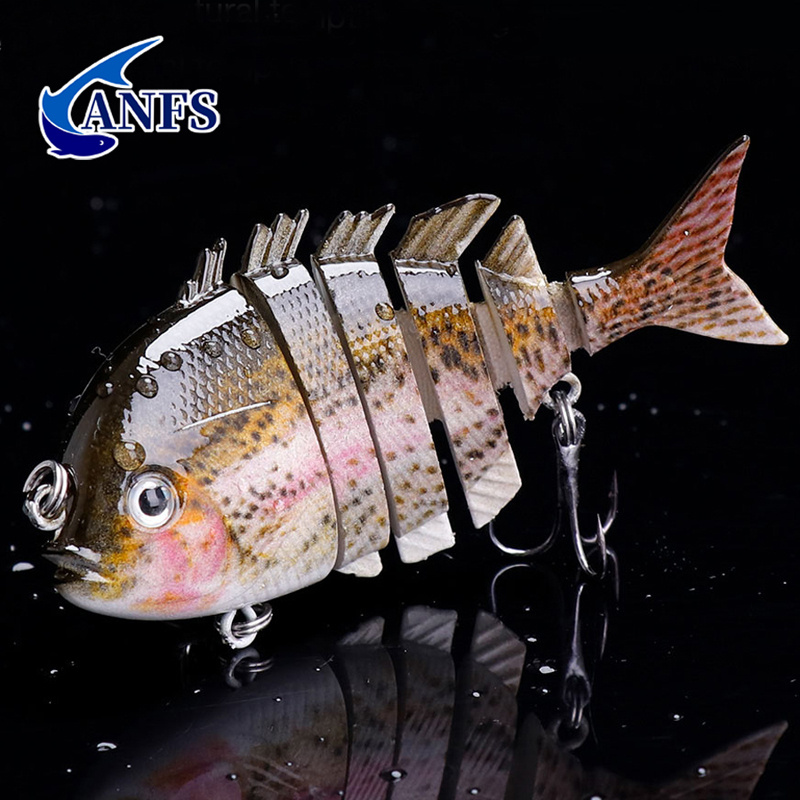 Bassdash SwimPanfish Multi Jointed Panfish Bluegill Swimbaits Topwater Hard Bass  Fishing Crank Lure 24g/8.8cm