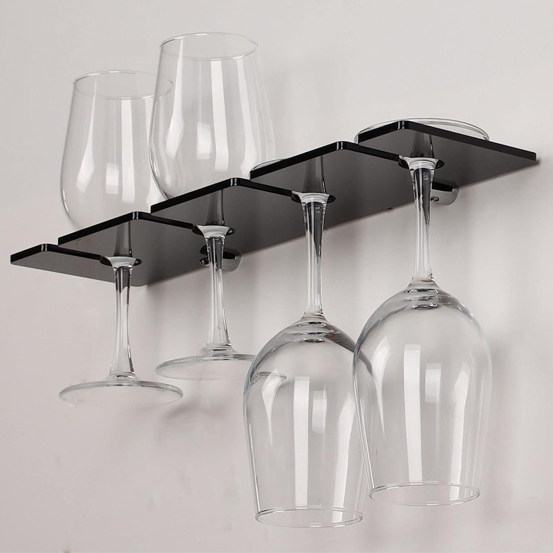Wall mounted Hanging Wine Glass Rack Hanging Wine Cup Holder - Temu
