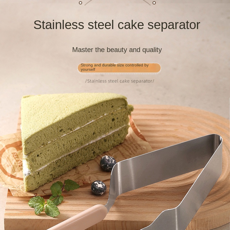 1pc Stainless Steel Cake Cutter Triangle Cake Pie Slicer - Temu France