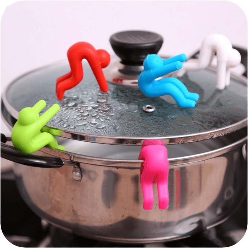 Kitchen Accessories Cooking Gadgets Silicone Anti Overflow Lid