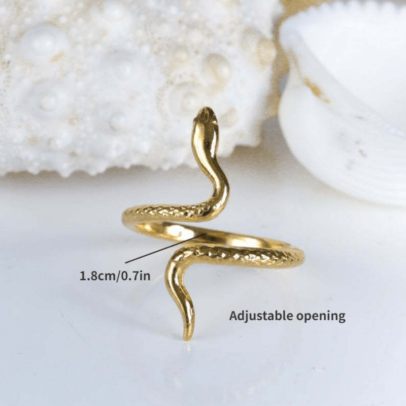 Simple deals snake ring