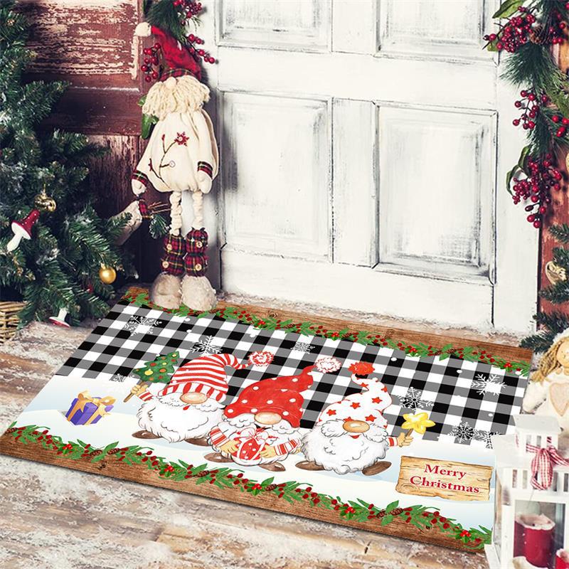  Indoor/Outdoor Rug Mat Winter Christmas Outside Carpet