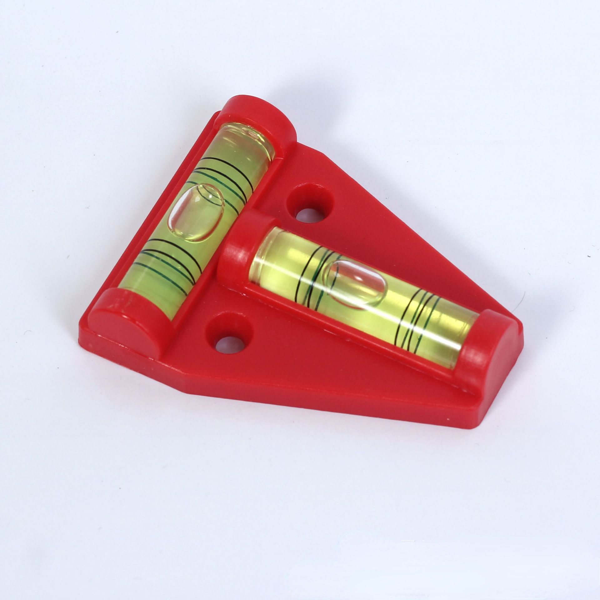 T-Shaped Horizontal Bubble Level Gauge Mini Level Bubble with Installation Hole