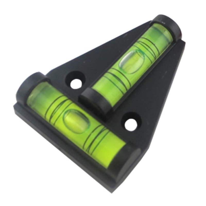 T-Shaped Horizontal Bubble Level Gauge Mini Level Bubble with Installation Hole