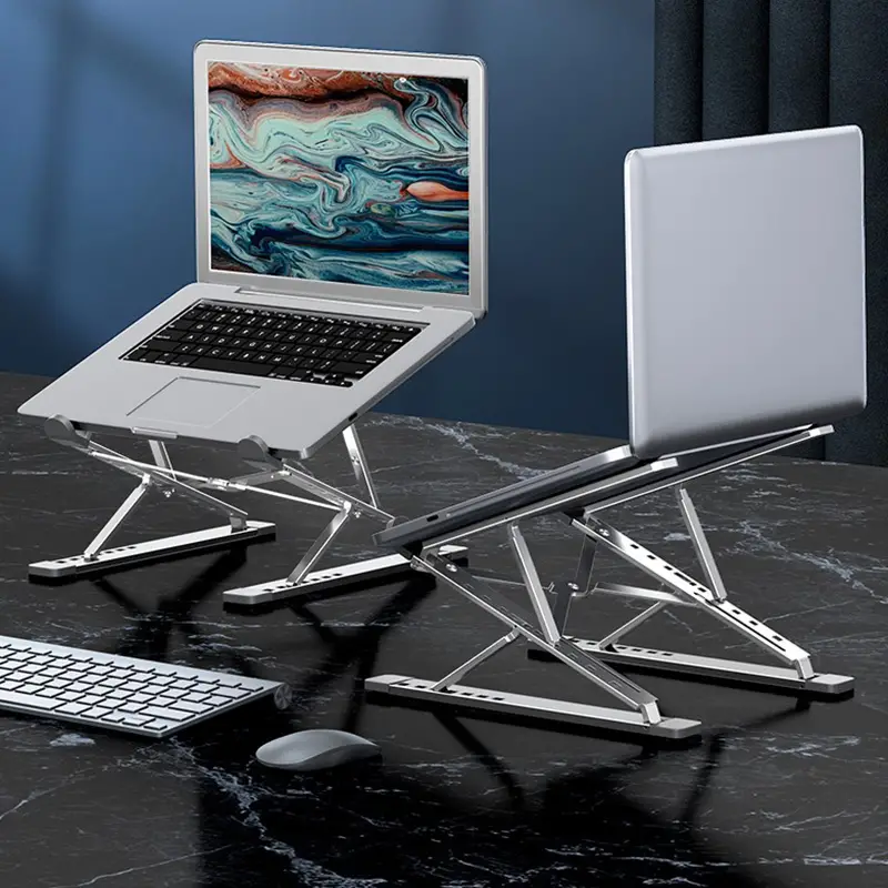 Supporto Portatile Laptop In Alluminio Pieghevole Macbook - Temu Italy