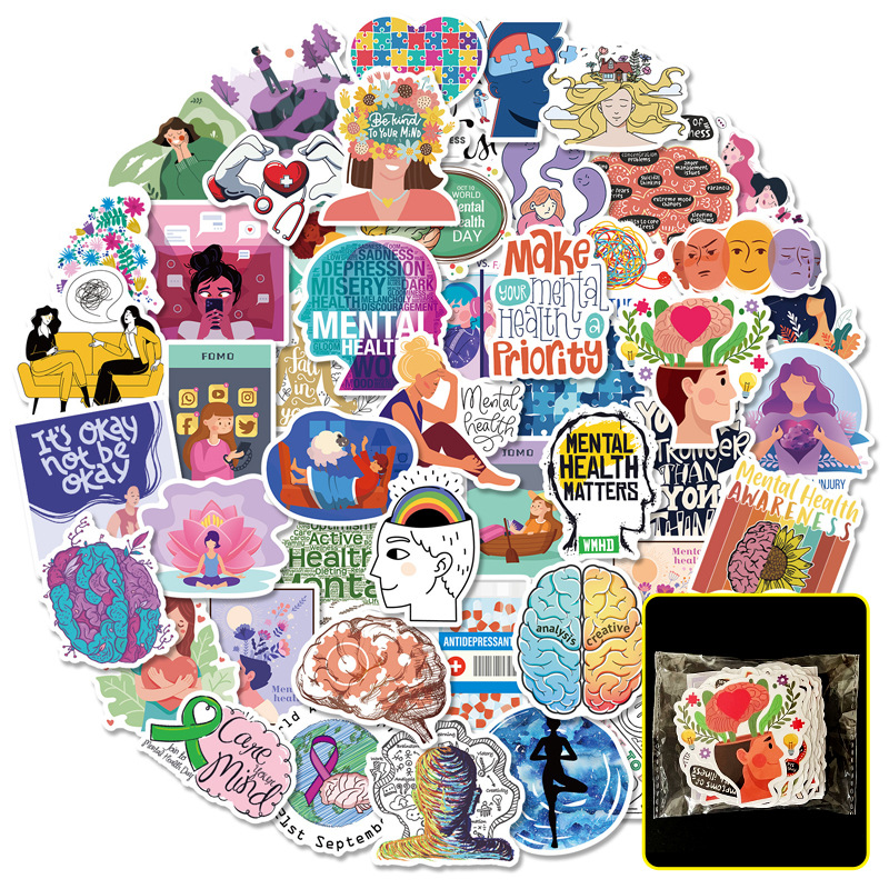 Mental Health Awareness Stickers Perfect Gifts For Adults - Temu