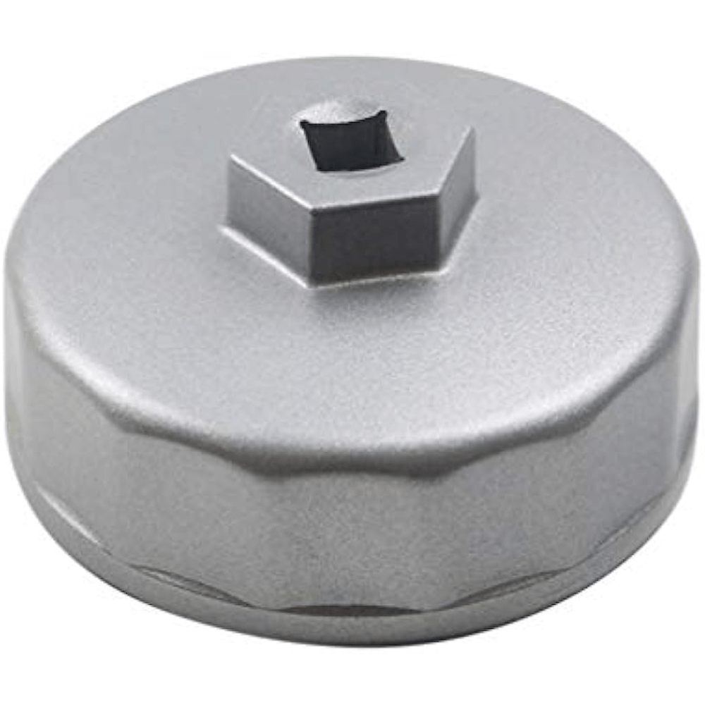 Ölfilter-Schlüssel 49.5 mm Außen Sechskant Profil Vierkant 10 mm