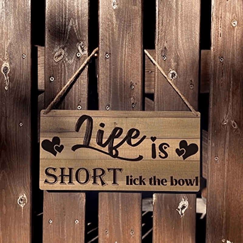 funny life is short lick the