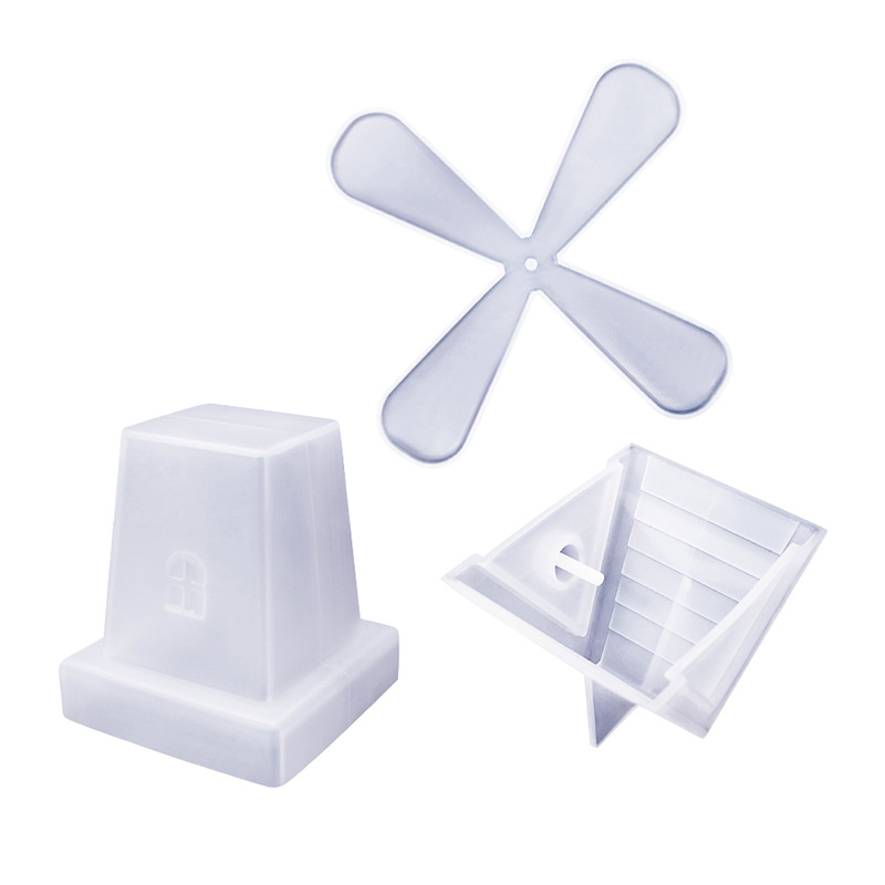 Rotating Windmill Epoxy Resin Molds Windmill Silicone - Temu