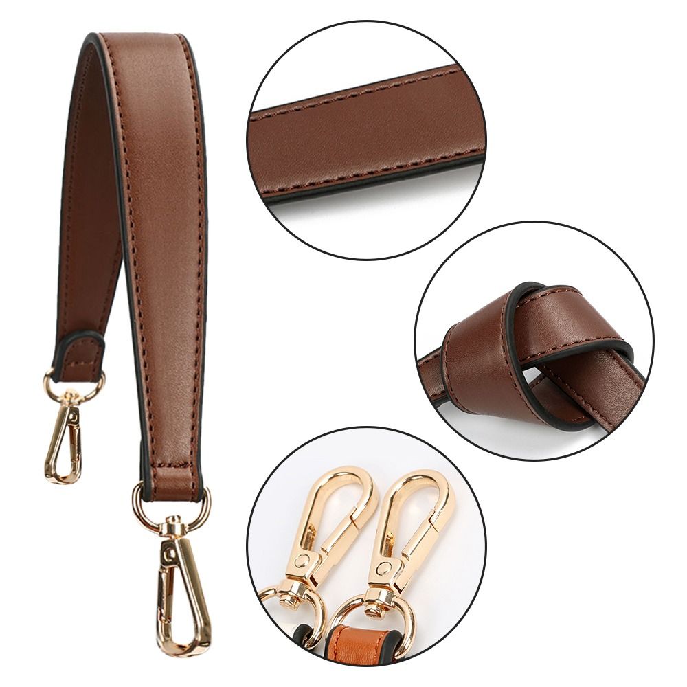 2Pcs Leather Purse Handles Genuine Leather Bag Straps Handle for Handbag