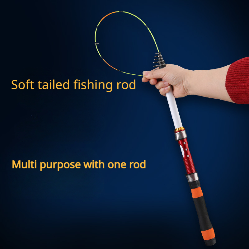 Fishing Accessories Sea, Soft Tail Raft Pole, Fishing Tackle Pole