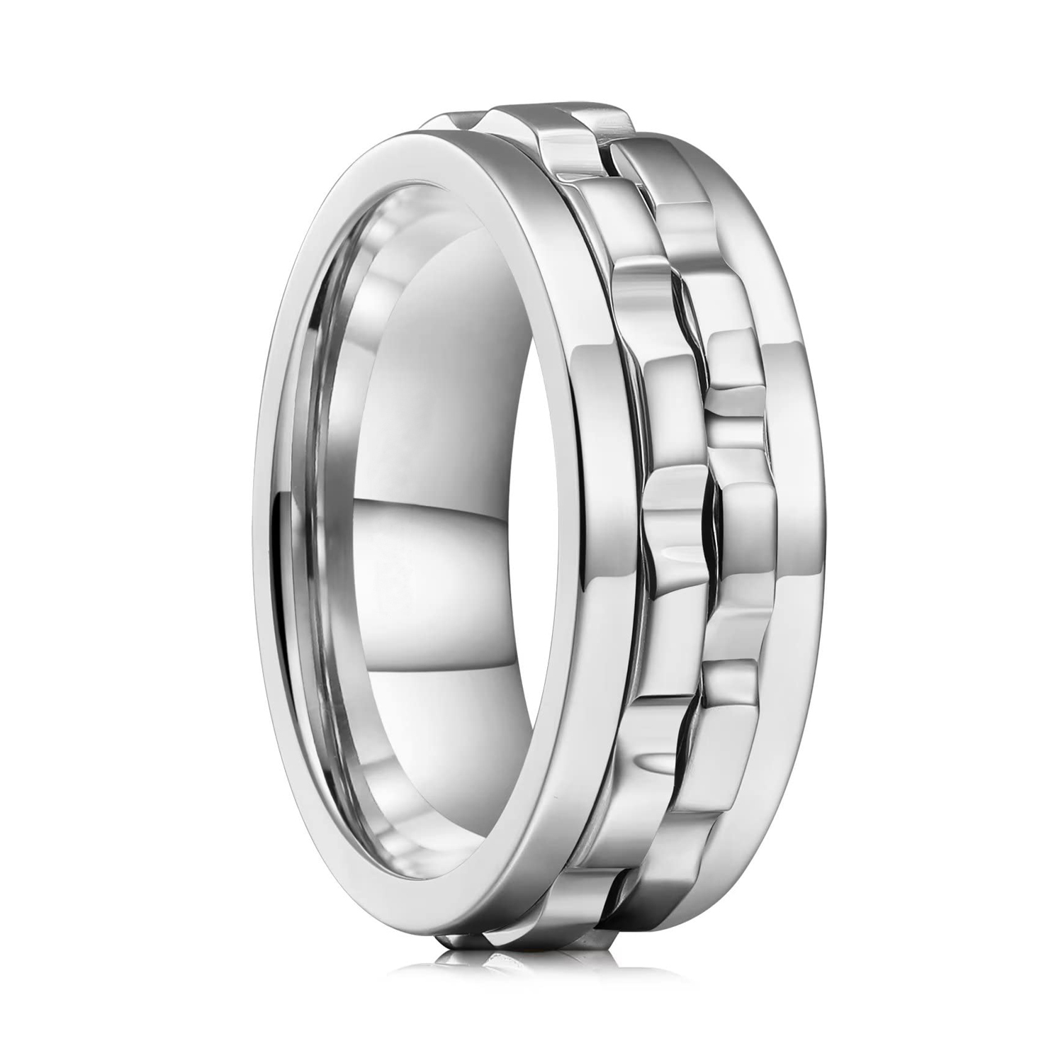 New Titanium Steel Punk Defense Ring Multi Functional Rings For Men And  Women Stress Relief Spinner Rings Self-help Ring Gift - AliExpress