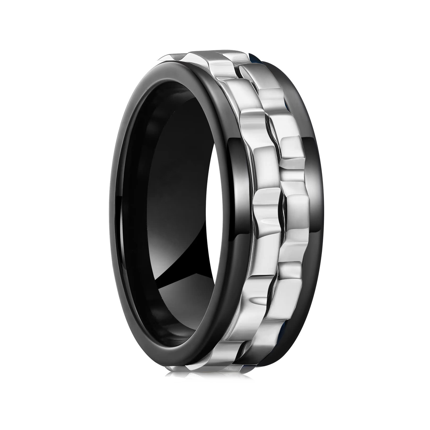 New Titanium Steel Punk Defense Ring Multi Functional Rings For Men And  Women Stress Relief Spinner Rings Self-help Ring Gift - AliExpress